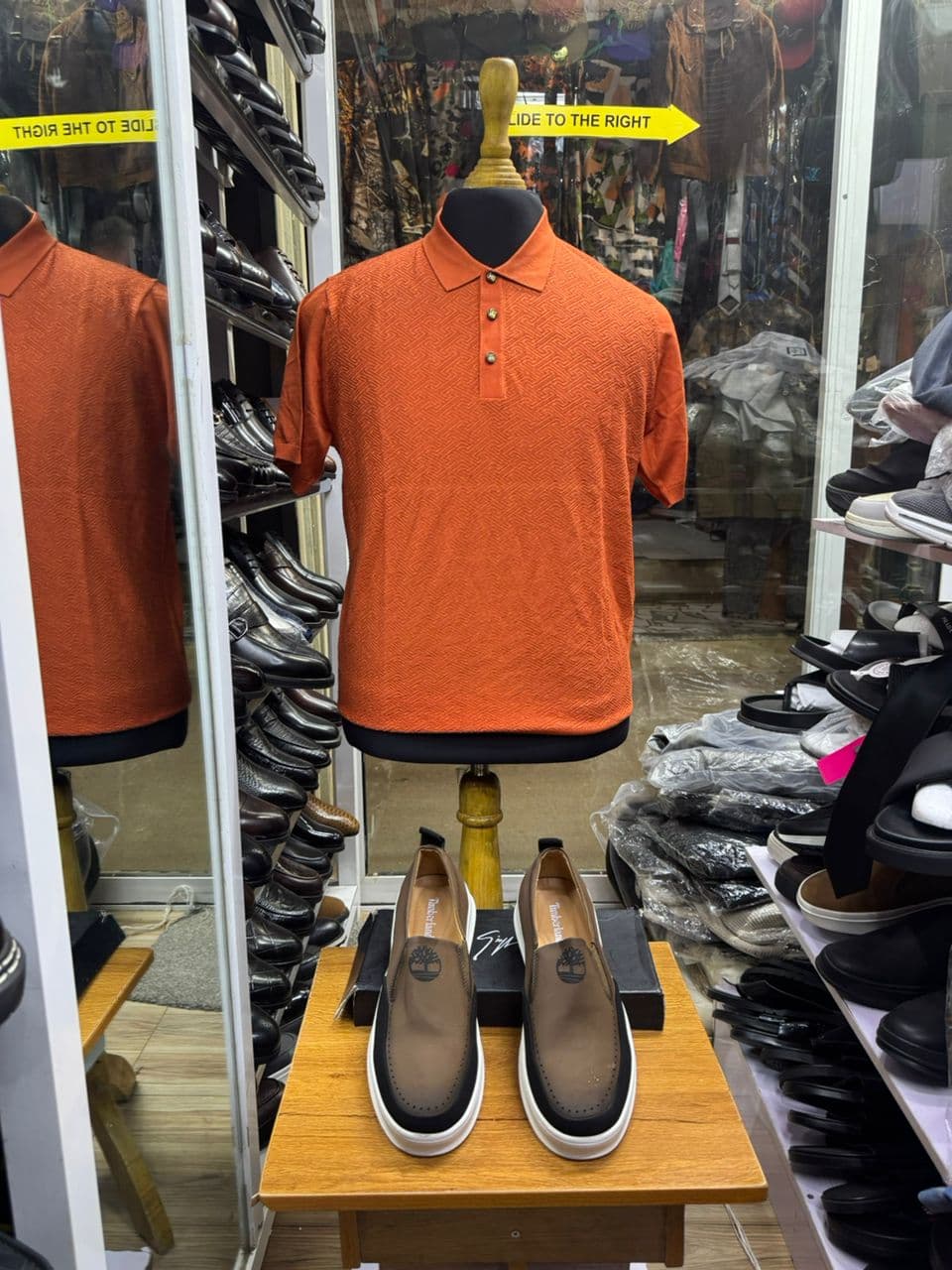 Amber Ember Knit Polo