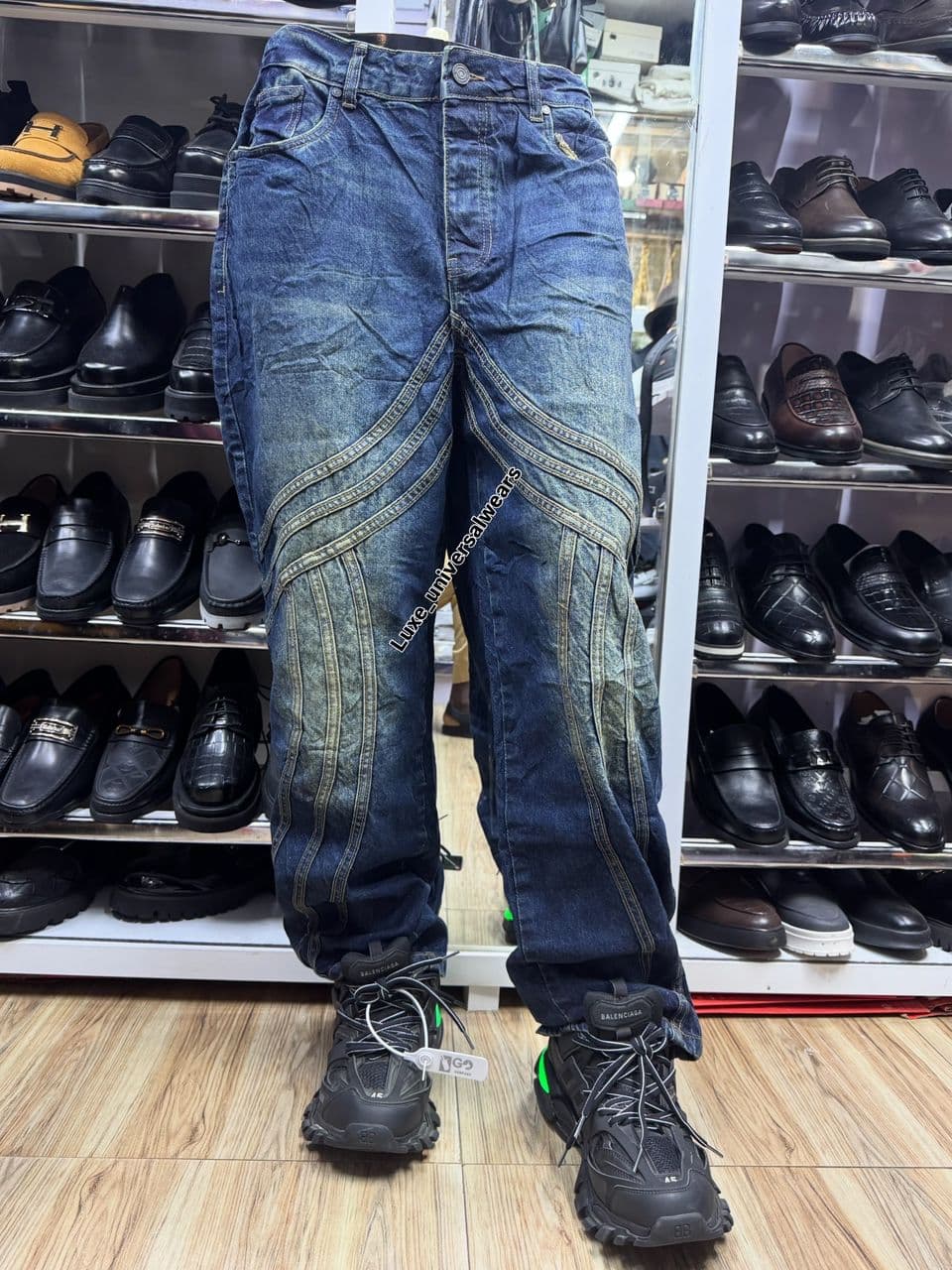 Architect Faded Panel Jeans