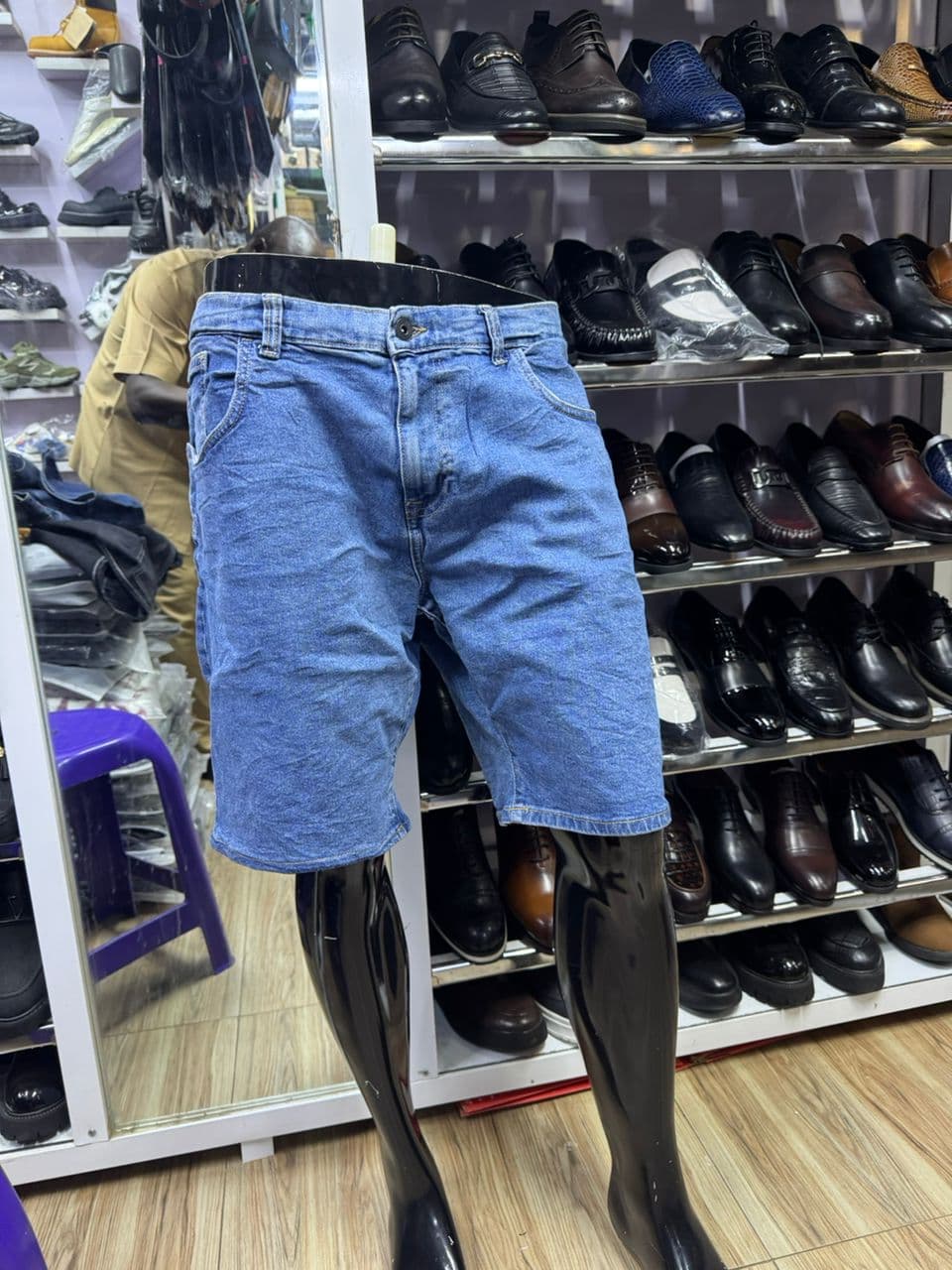 Coastal Light Denim Shorts