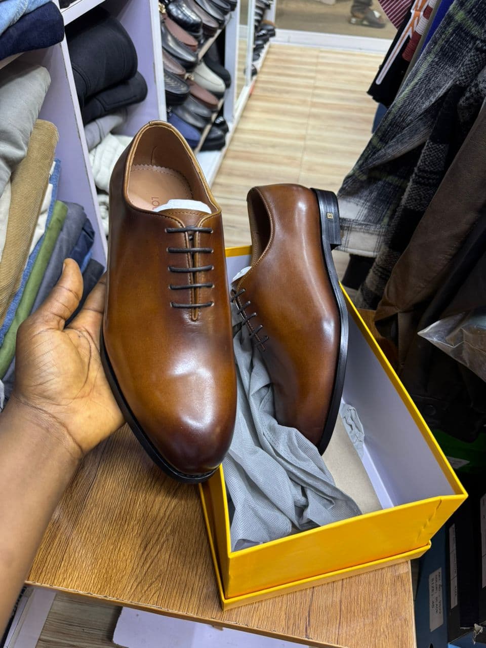 Cognac Wholecut Oxford