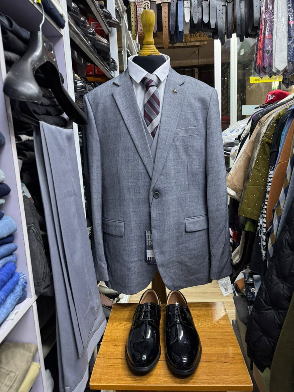 Greystone Three-Piece Tailored Suit