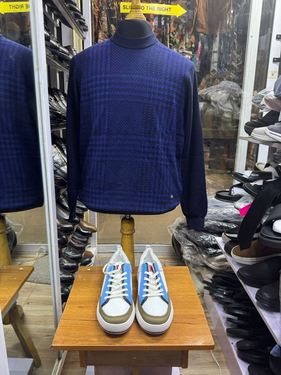 Highland Plaid Knit Top