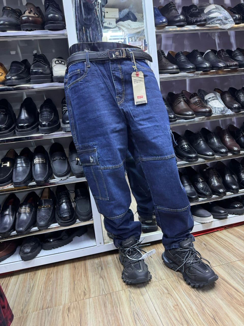 Indigo Field Cargo Jeans