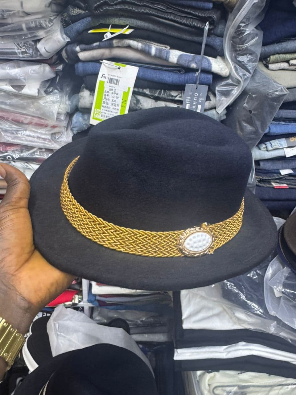Monaco Gold-Band Fedora