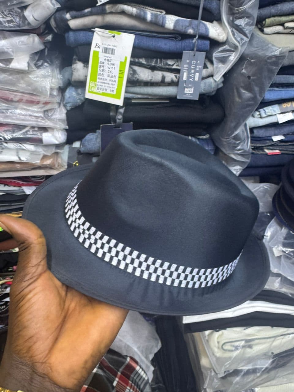 Monte Carlo Checkered Fedora