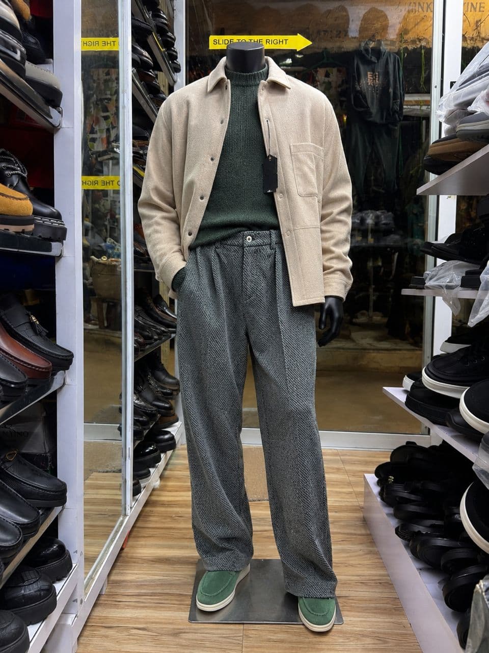 Oslo Cream Wool Overshirt