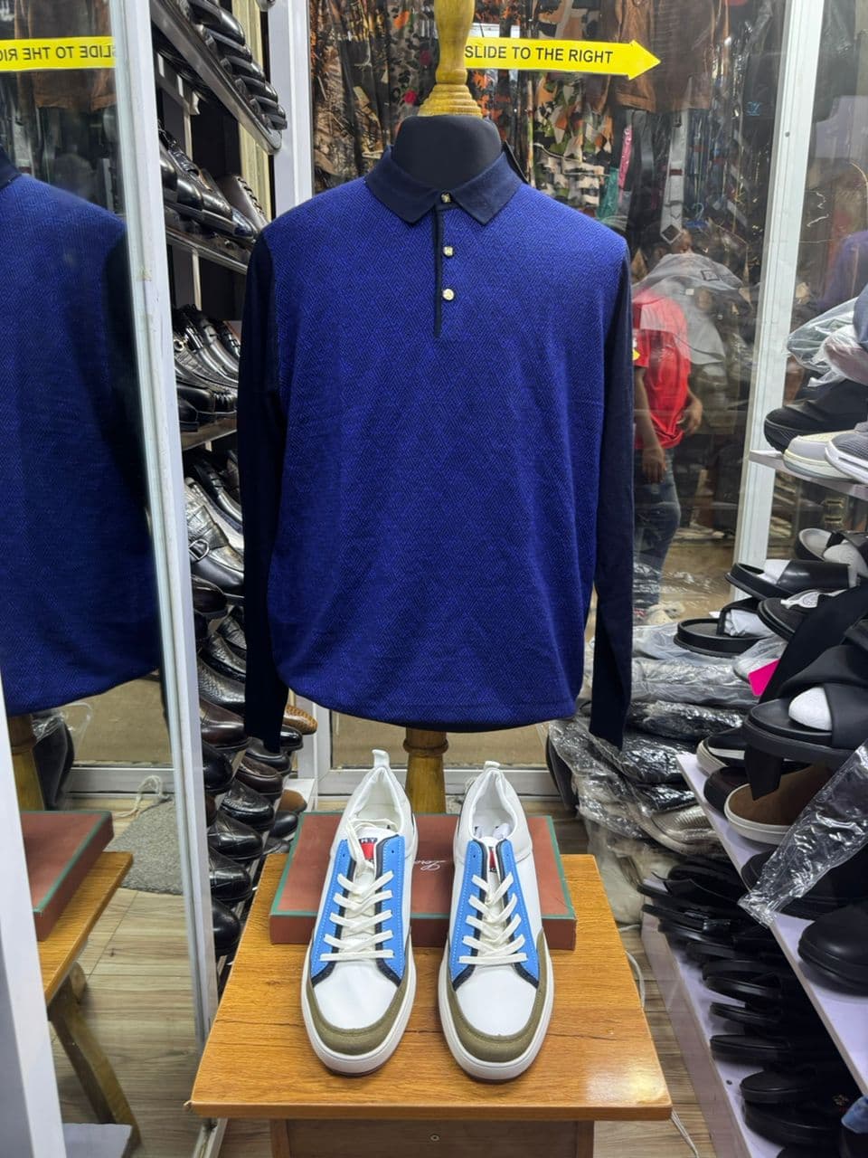 Royal Blue Longline Polo