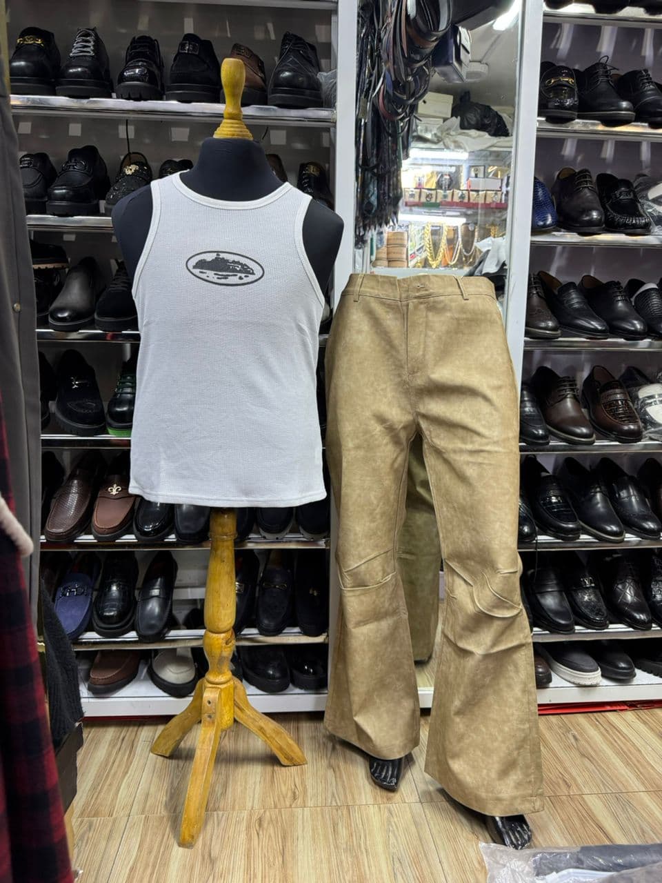 Sahara Suede Flared Trousers