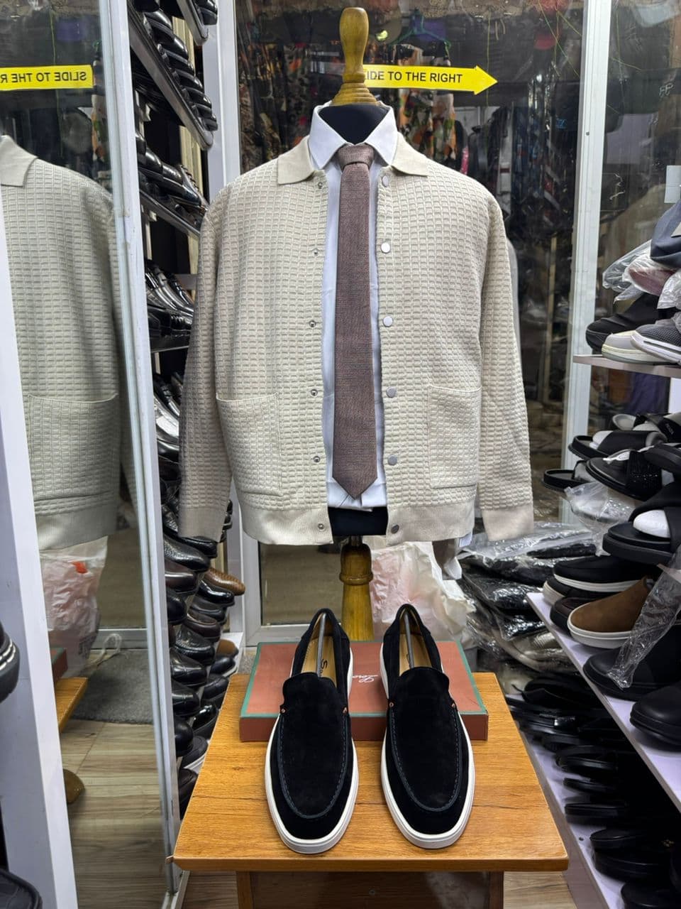 Sandstone Knit Overshirt