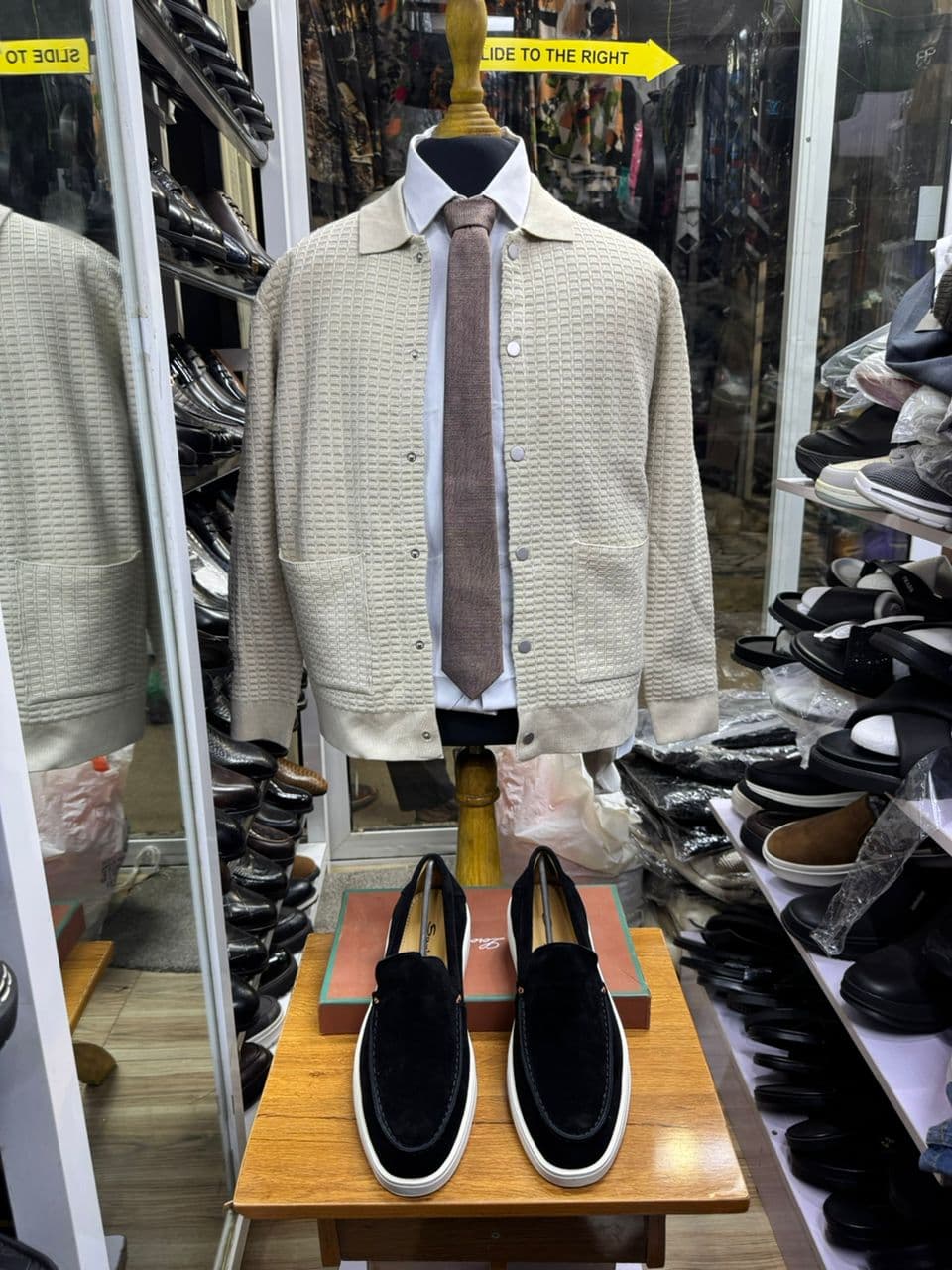 Sandstone Weave Knit Jacket