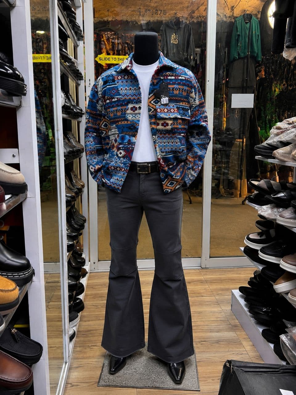 Santa Fe Aztec Print Overshirt