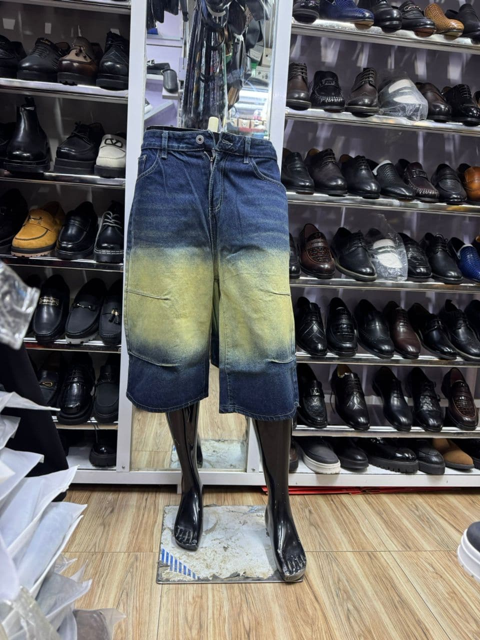 Sunfade Denim Jort